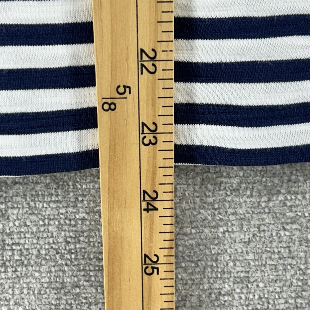 Tommy Bahama Breton Stripe Relax Top Women Size Small Blue White Summer NEW - Picture 8 of 9